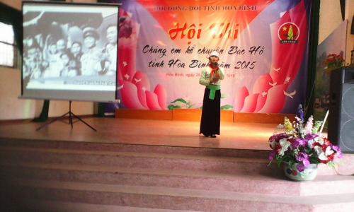 Hội thi “Chúng em kể chuyện Bác Hồ” tỉnh Hoà Bình năm 2015